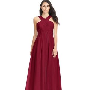 Azazie Bridesmaid Dress, Burgundy